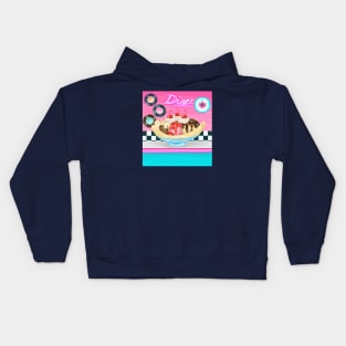 Banana Split Diner Kids Hoodie